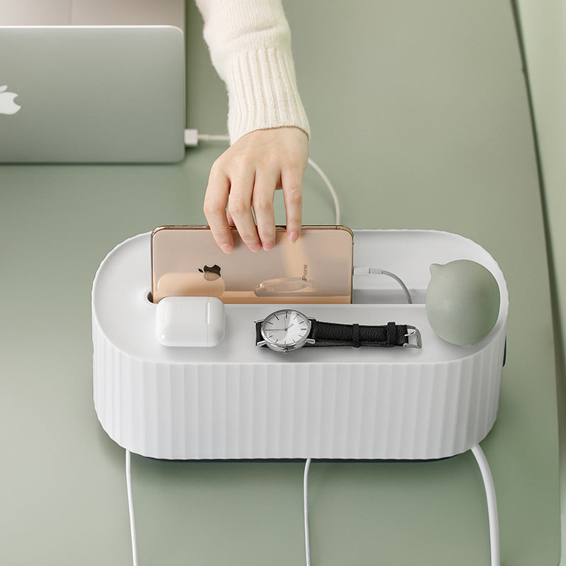 Cable Management Storage Box & Cord Organizer