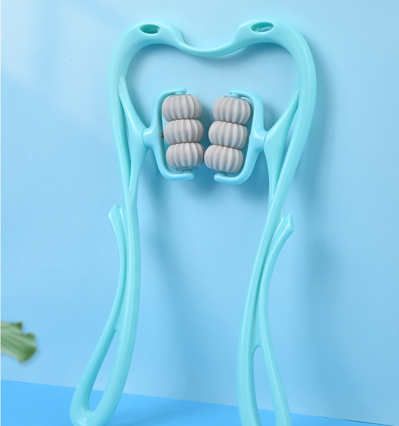 Six-Wheel Manual Neck Massage Roller