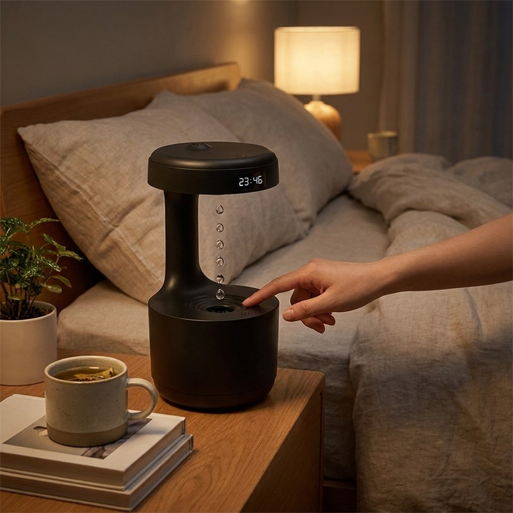 Anti-gravity Air Humidifier in use